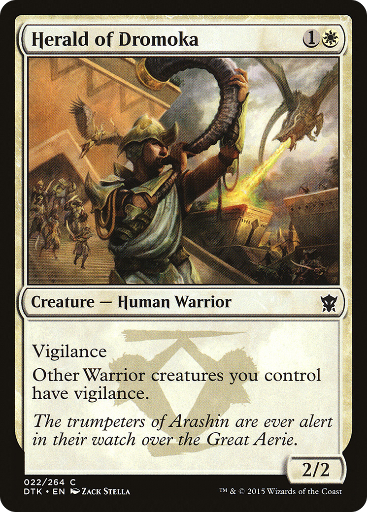 Héraut de Dromoka (DTK-022) - Dragons de Tarkir Foil