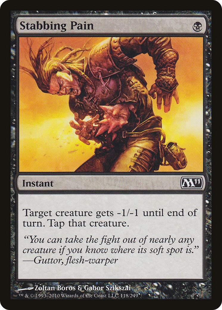 Stabbing Pain (M11-118) - Magic 2011 Foil