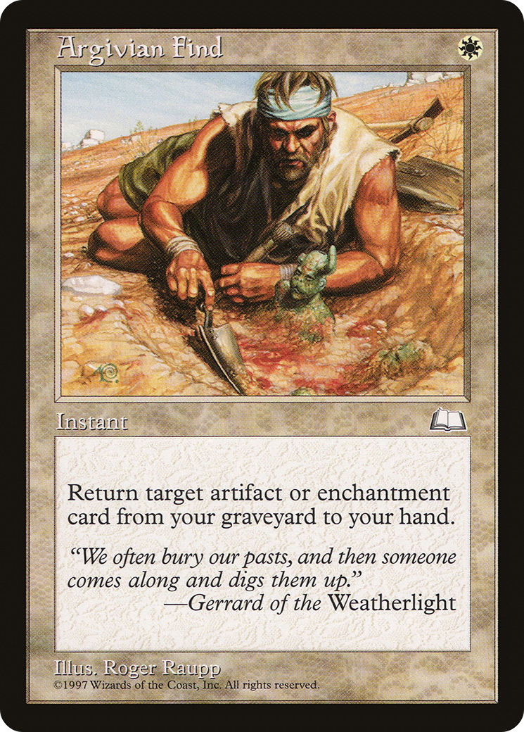 Argivian Find (WTH-) - Weatherlight