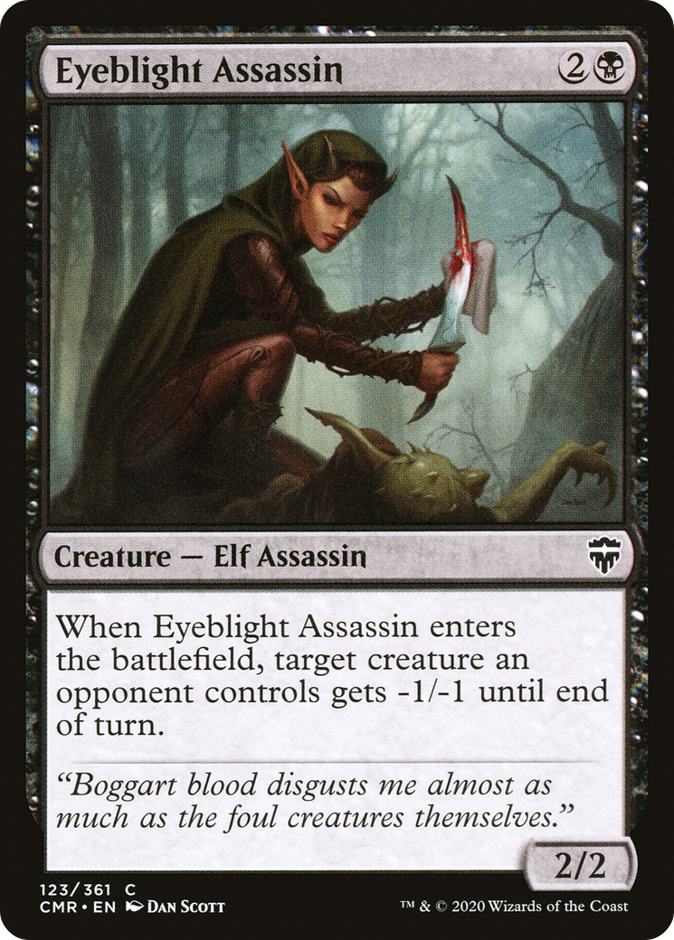 Assassin Eyeblight (CMR-123) - Commander Legends Foil