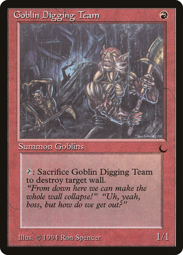 Goblin Digging Team (DRK-) - The Dark