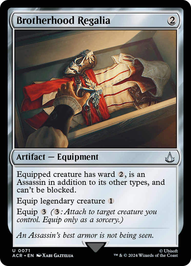 Brotherhood Regalia (ACR-071) - Assassin's Creed Foil