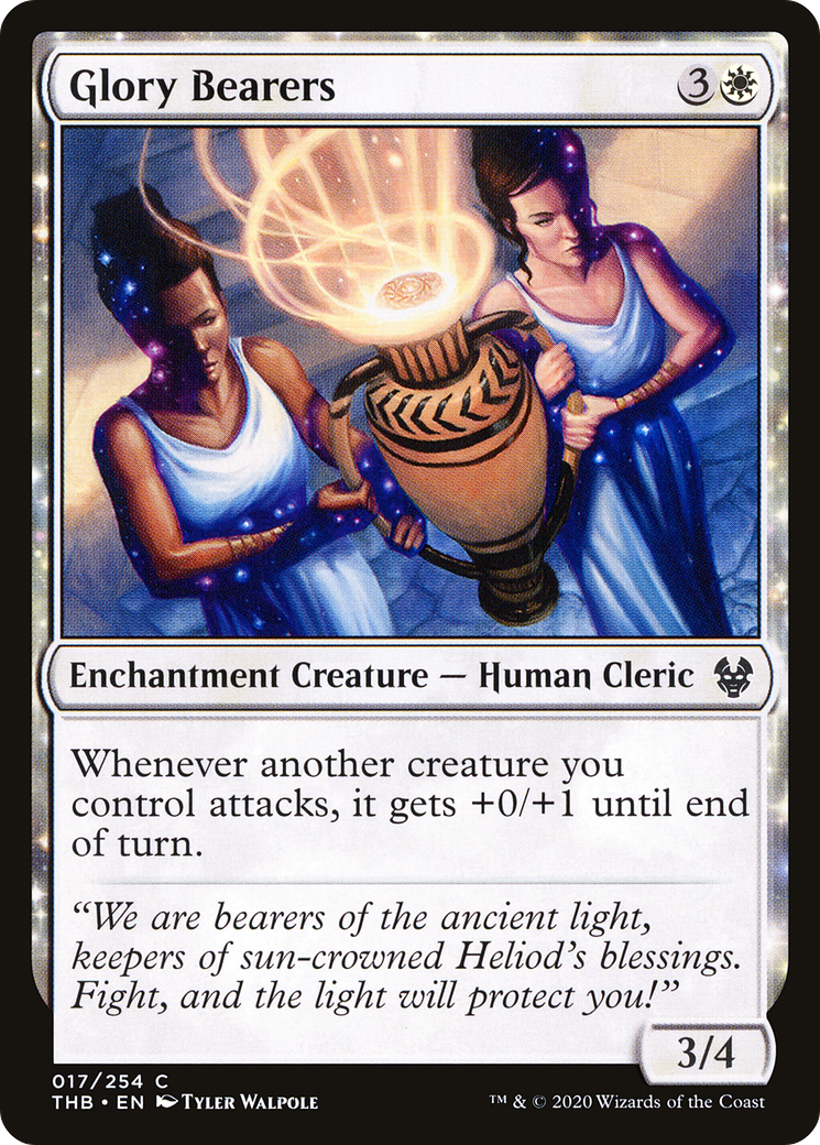 Glory Bearers (THB-017) - Theros Beyond Death : (enchantement) Foil