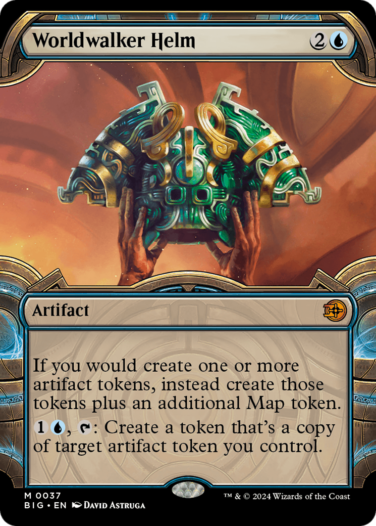 Worldwalker Helm (Showcase) (BIG-037) - The Big Score: (Showcase) Foil