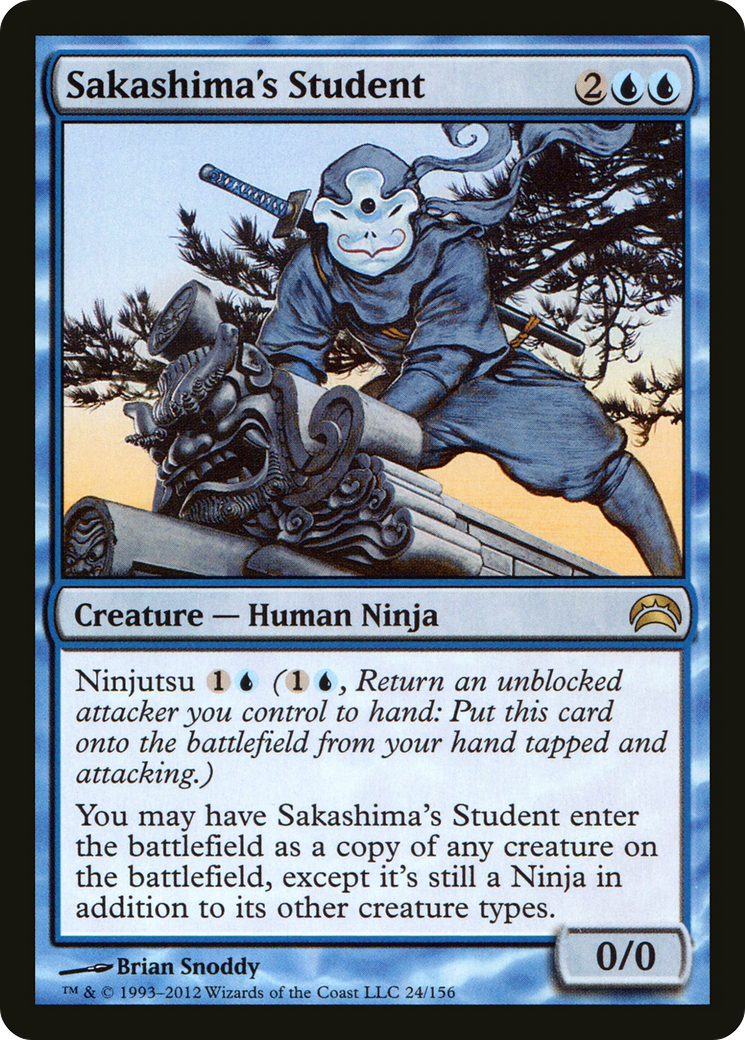 Sakashima's Student (PC2-024) - Planechase 2012 Foil