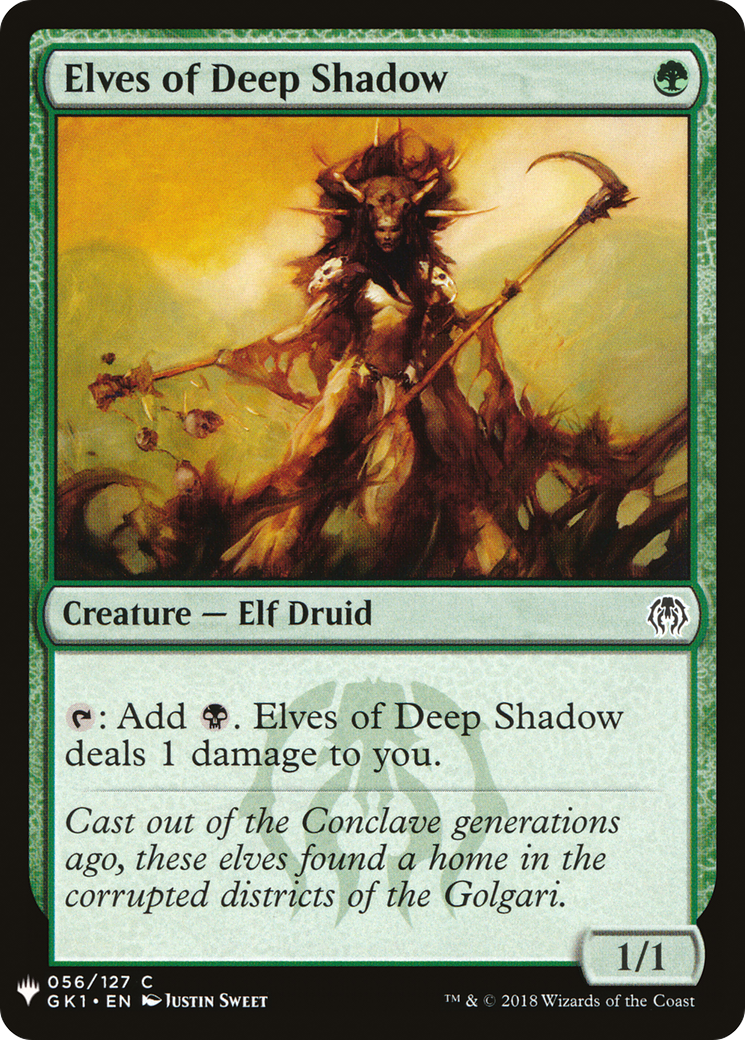 Elves of Deep Shadow (LIST-056) - The List