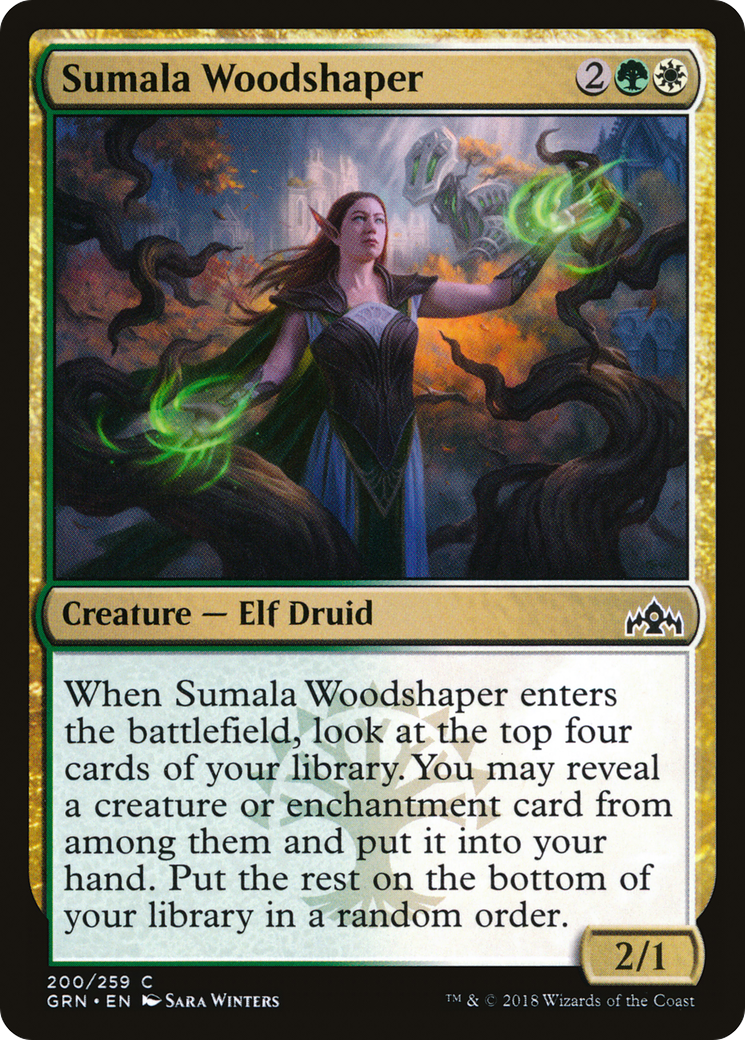 Sumala Woodshaper (GRN-200) - Guildes de Ravnica Foil