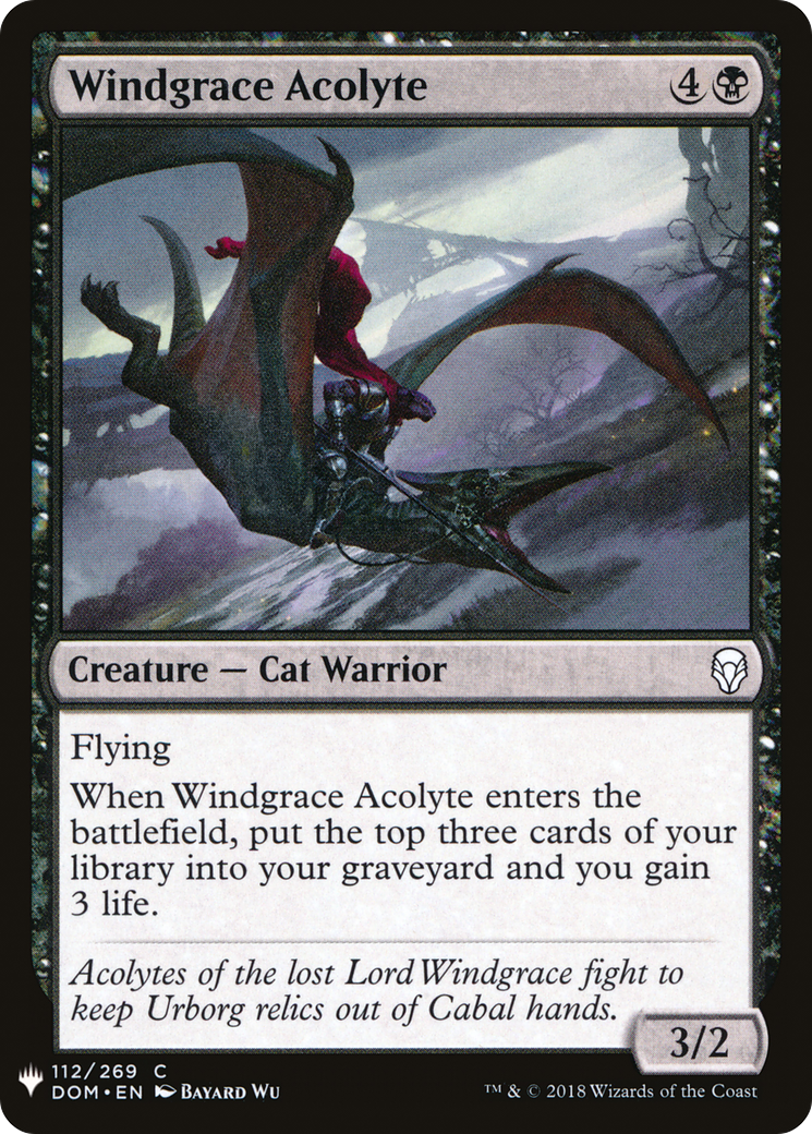 Windgrace Acolyte (LIST-DOM-112) - The List