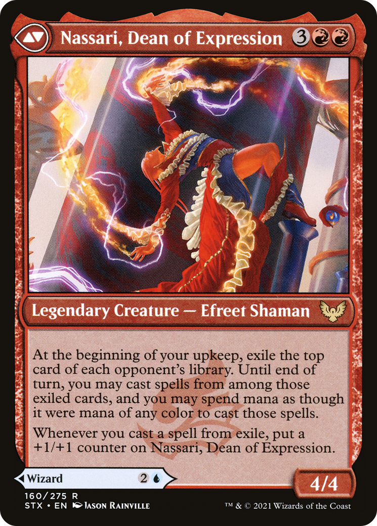 Uvilda, Doyenne de la Perfection // Nassari, Doyenne de l'Expression (STX-160) - Strixhaven : École des Mages (Foil)