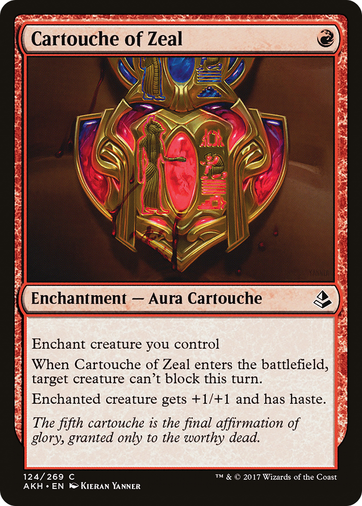 Cartouche de Zèle (AKH-124) - Feuille d'Amonkhet