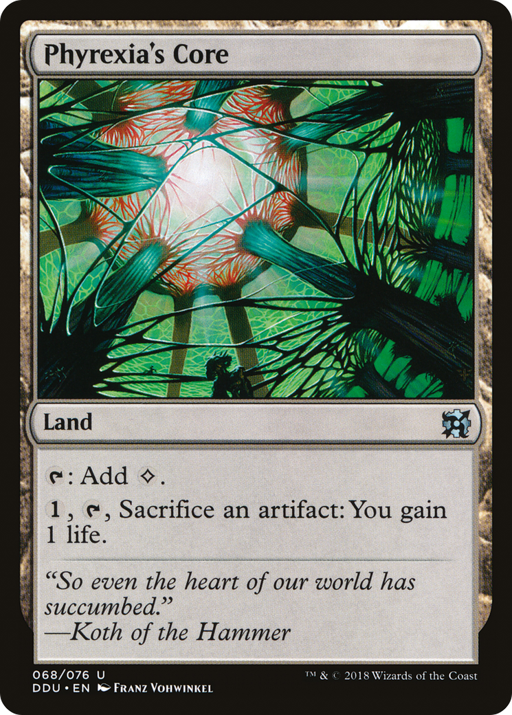 Noyau de Phyrexia (DDU-068) - Duel Decks : Elfes contre Inventeurs