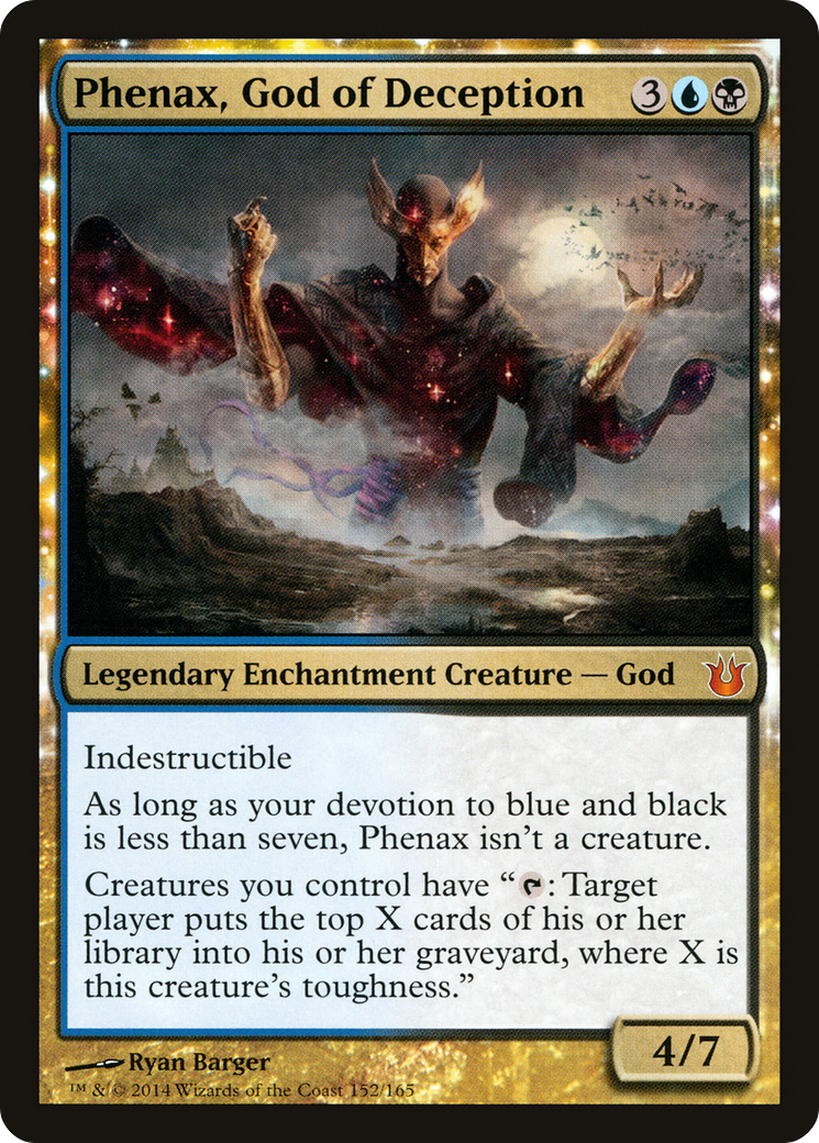 Phenax, God of Deception (BNG-152) - Born of the Gods: (enchantment) Foil