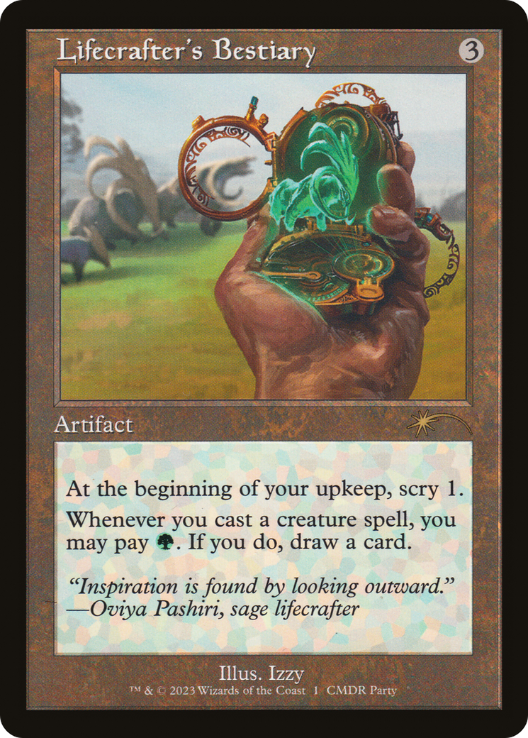 Lifecrafter's Bestiary (Retro Frame) (WPN-002) - Wizards Play Network 2023