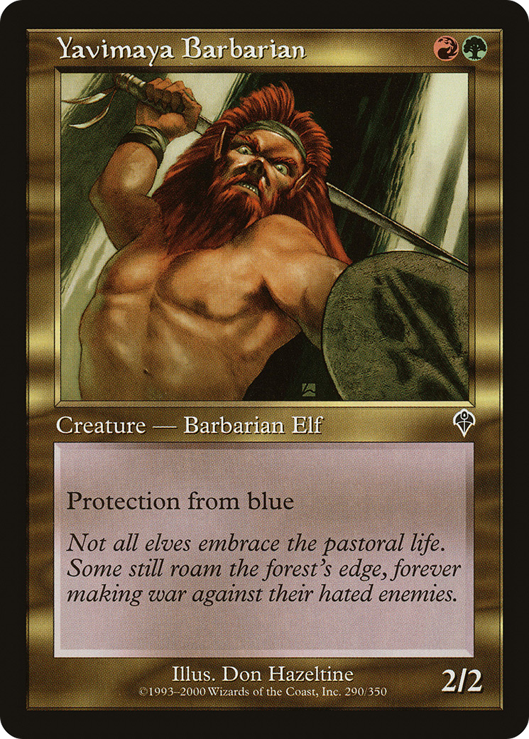 Barbare Yavimaya (INV-290) - Invasion Foil