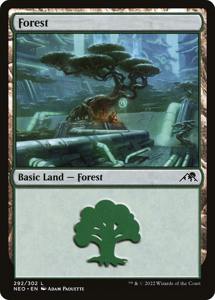 Forêt (NEO-292) - Kamigawa : Neon Dynasty Foil
