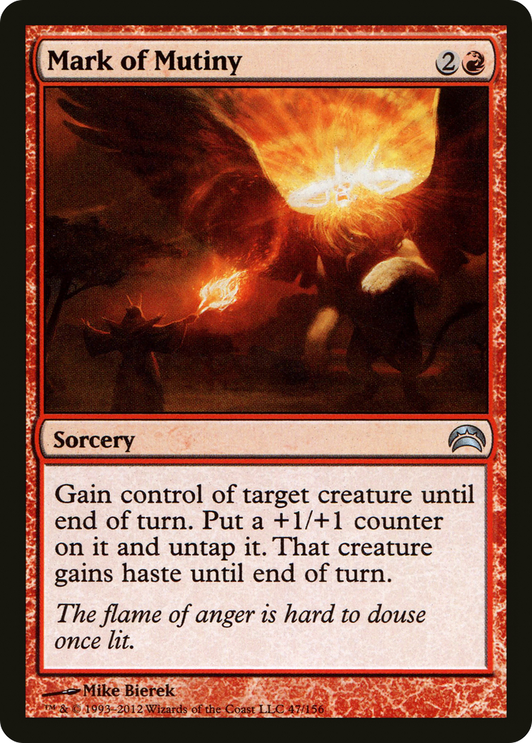 Mark of Mutiny (PC2-047) - Planechase 2012 Foil