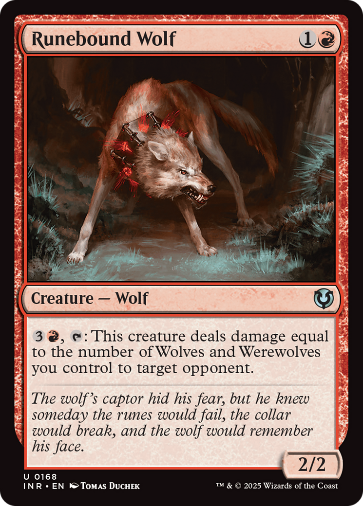 Runebound Wolf (INR-168) - Innistrad Remastered Foil