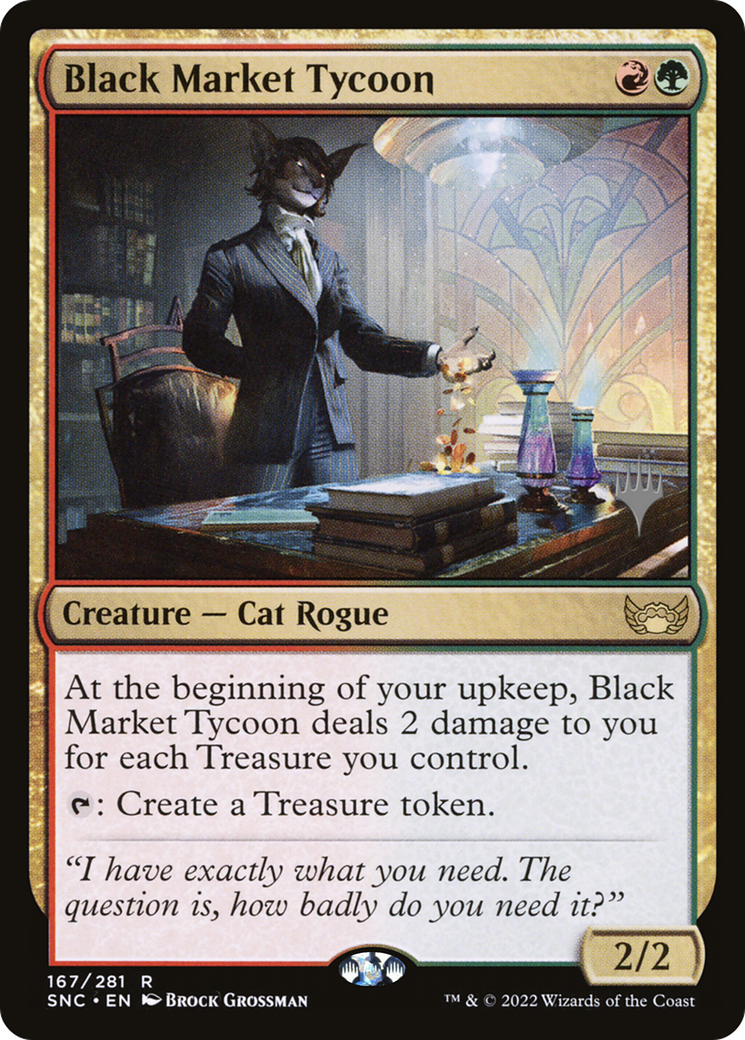 Black Market Tycoon (PPSNC-167P) - Streets of New Capenna Promos