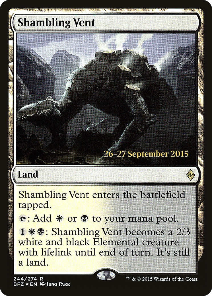 Shambling Vent (PBFZ-244S) - Promotions de la Bataille de Zendikar