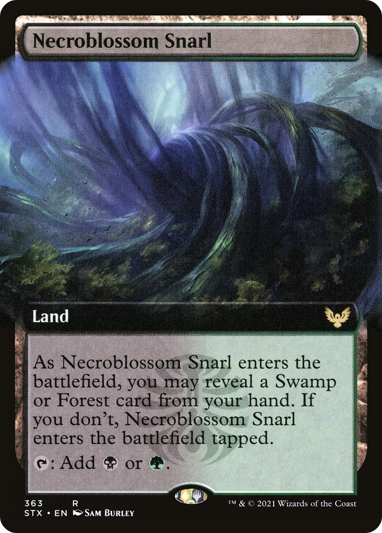 Necroblossom Snarl (STX-363) - Strixhaven : École des mages (Extended Art)