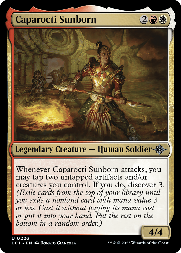 Caparocti Sunborn (LCI-226) - The Lost Caverns of Ixalan Foil