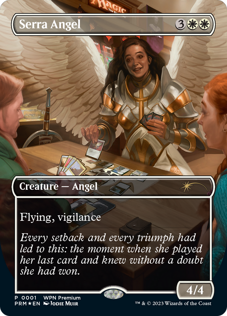 Serra Angel (PW24-001) - Wizards Play Network 2024 (sans bordure) Foil