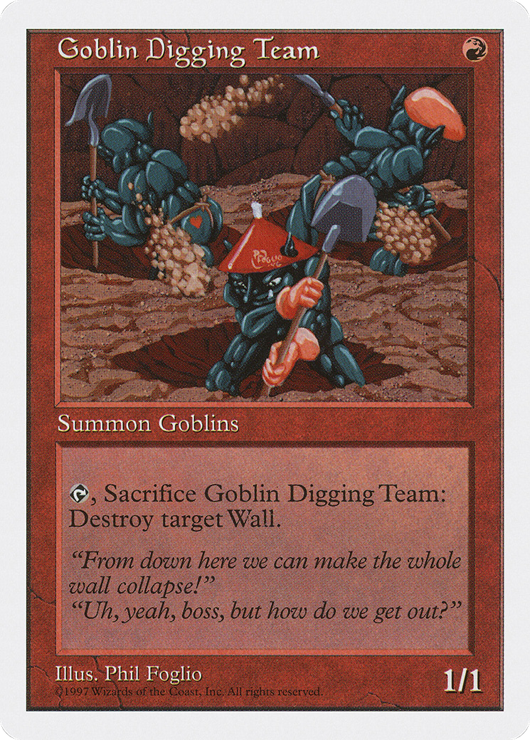 Goblin Digging Team (5ED-) - Fifth Edition