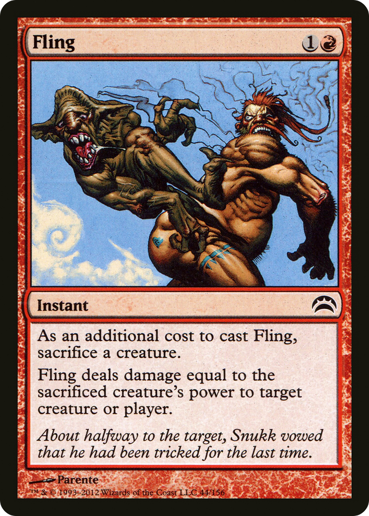 Fling (PC2-044) - Planechase 2012 Foil