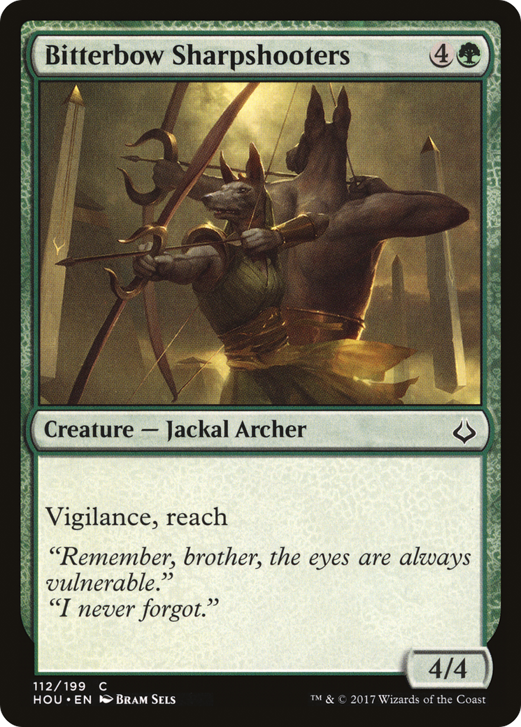 Bitterbow Sharpshooters (HOU-112) - L'Heure de la Dévastation