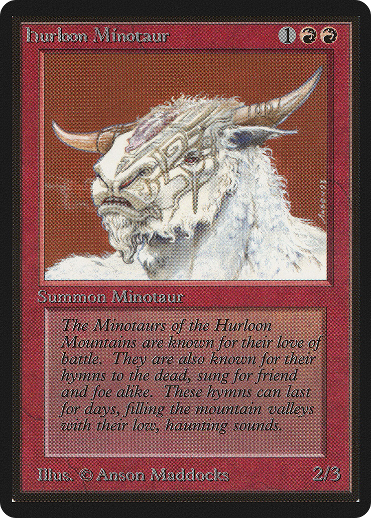 Hurloon Minotaur (LEB-159) - Limited Edition Beta