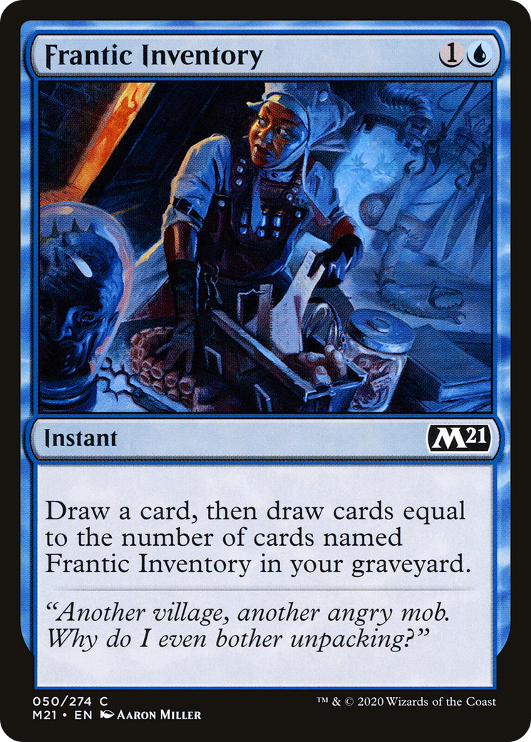 Frantic Inventory (M21-050) - Core Set 2021