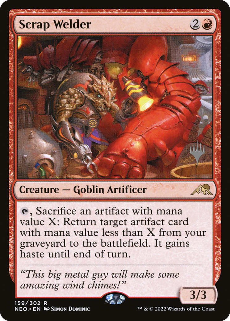 Soudeur de ferraille (PNEO-159P) - Kamigawa : Promotions Neon Dynasty