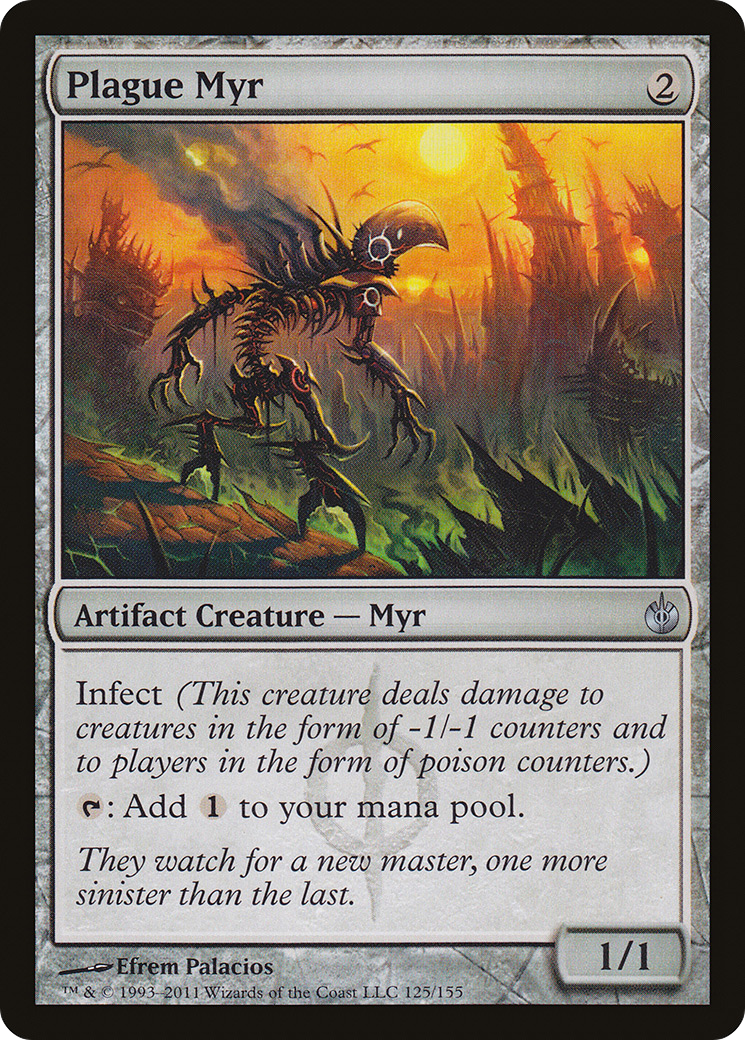 Plague Myr (MBS-125) - Mirrodin assiégé