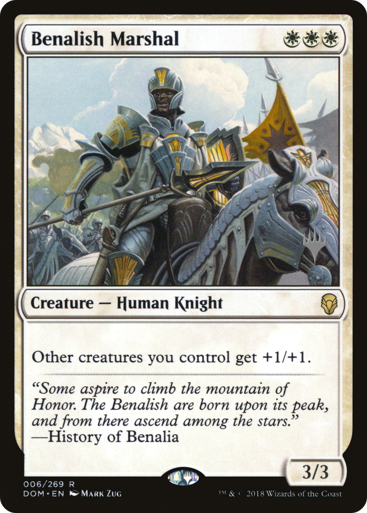 Benalish Marshal (PPM20-06P) - Dominaria Promos