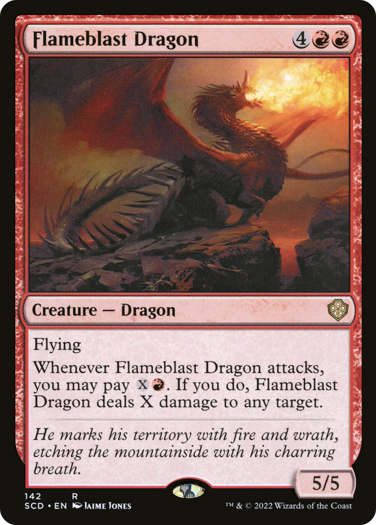 Dragon Flamme (SCD-142) - Decks de commandant de départ