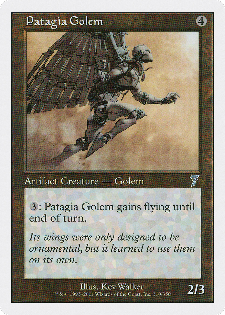 Patagia Golem (7ED-310) - Seventh Edition