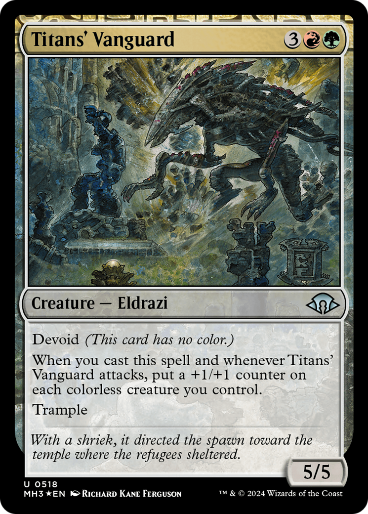 Avant-garde des Titans (MH3-518) - Horizons du Modern 3 : (dépourvu) Foil