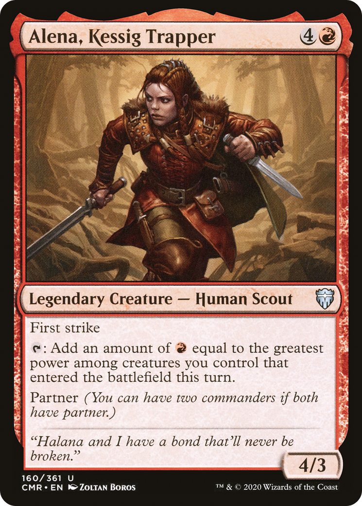 Alena, trappeuse Kessig (CMR-160) - Commander Legends Foil