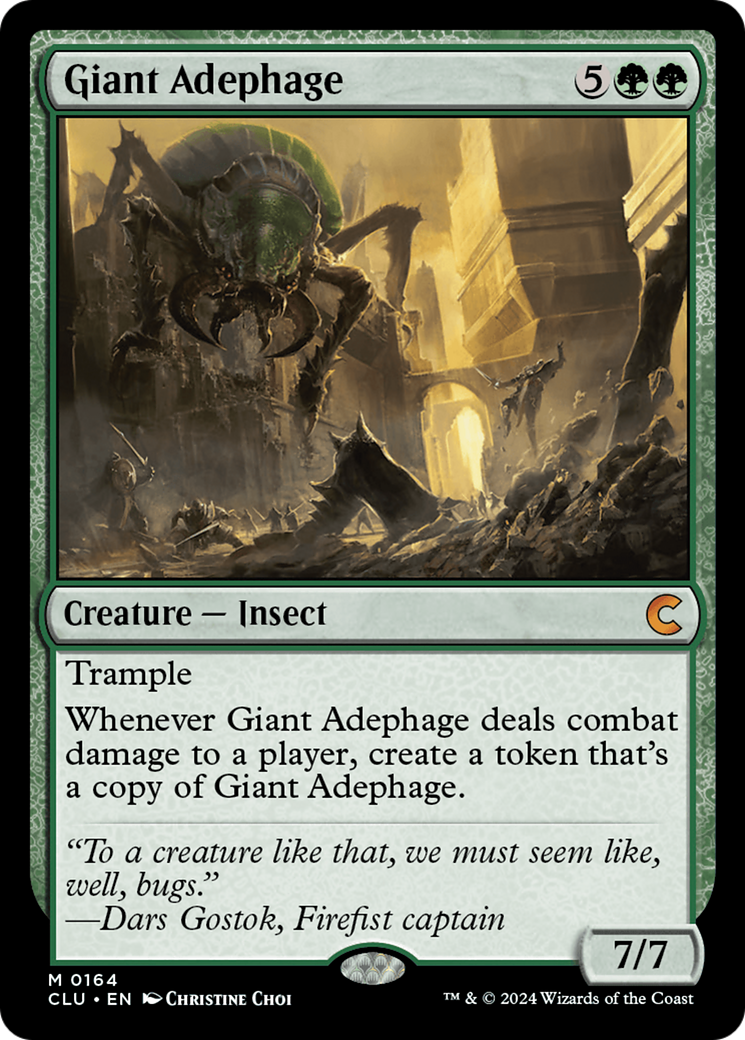 Adéphage géant (CLU-164) - Ravnica : Clue Edition