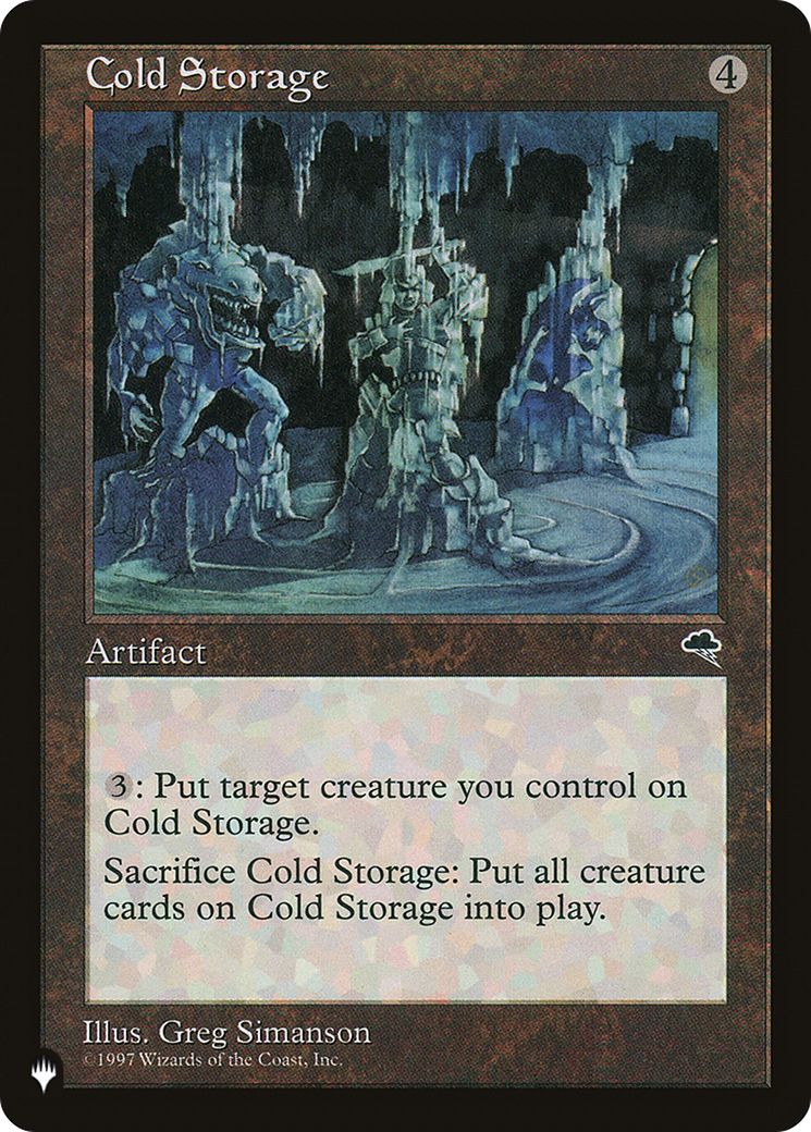 Cold Storage (LIST-) - The List