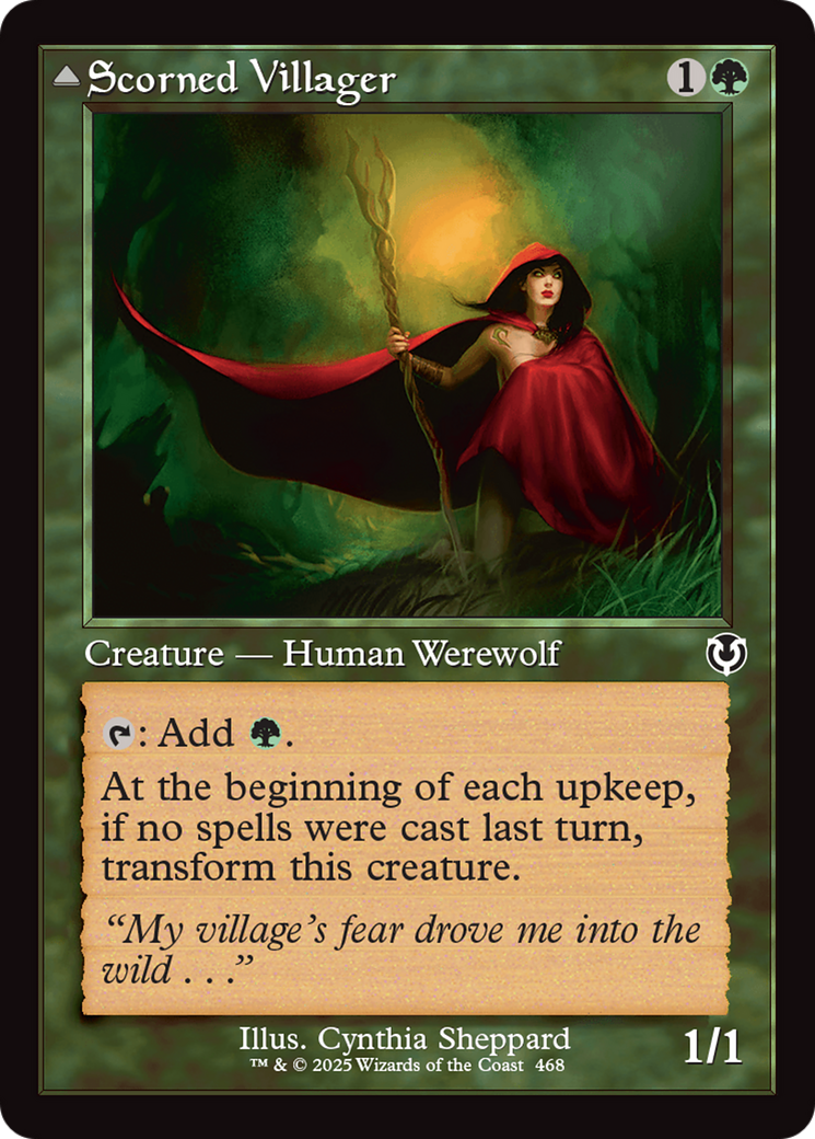 Scorned Villager // Moonscarred Werewolf (INR-468) - Innistrad Remastered