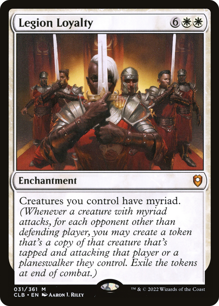 Loyauté de la Légion (CLB-031) - Commander Legends : La Bataille pour Baldur's Gate (Foil)