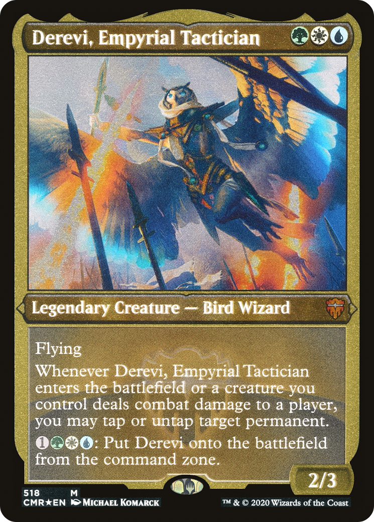 Derevi, Tacticien Empyre (CMR-518) - Commander Legends Etched Foil