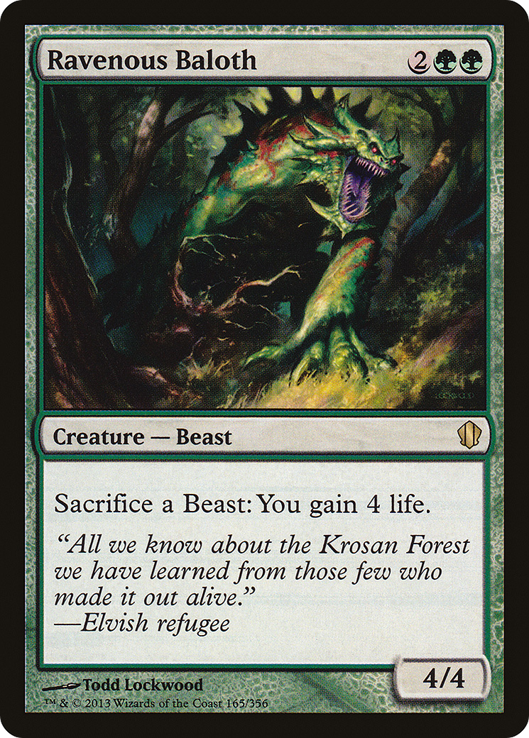 Baloth vorace (C13-165) - Commandant 2013