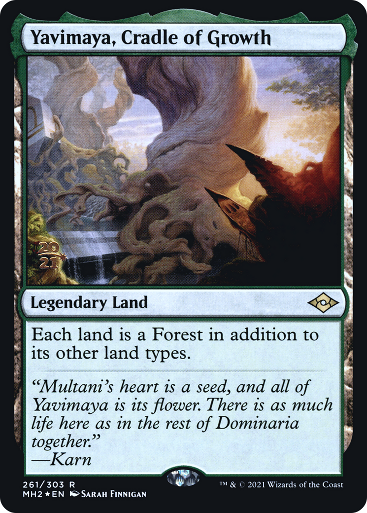 Yavimaya, Cradle of Growth (PRE-261S) - Modern Horizons 2 Promos Foil