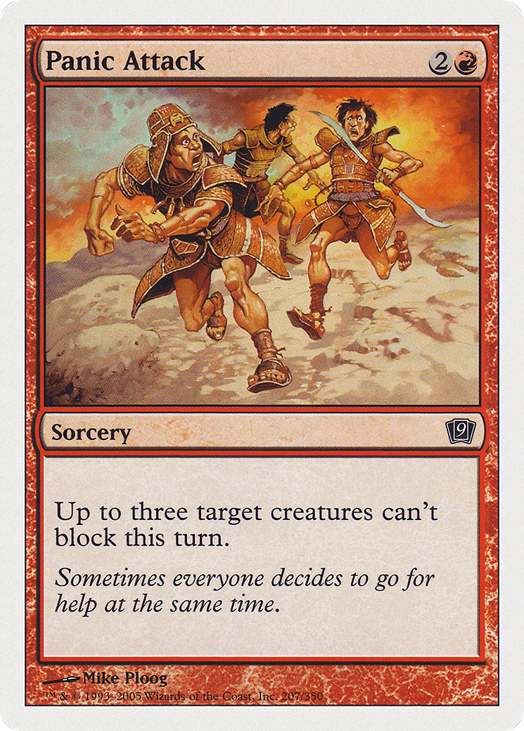 Attaque de panique (9ED-207) - Neuvième édition
