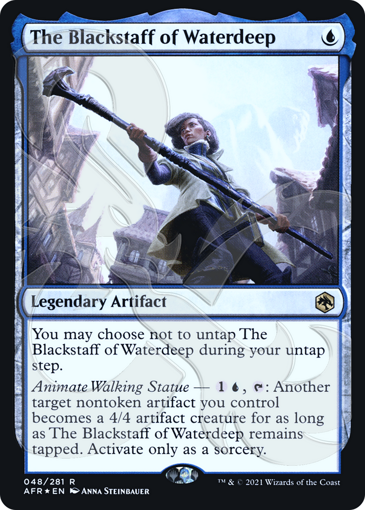 The Blackstaff of Waterdeep (AFR&-048) - Adventures in the Forgotten Realms Promos Foil