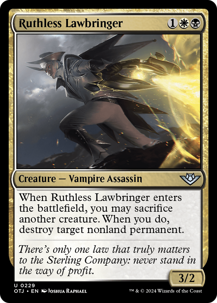 Ruthless Lawbringer (OTJ-229) - Hors-la-loi de Thunder Junction