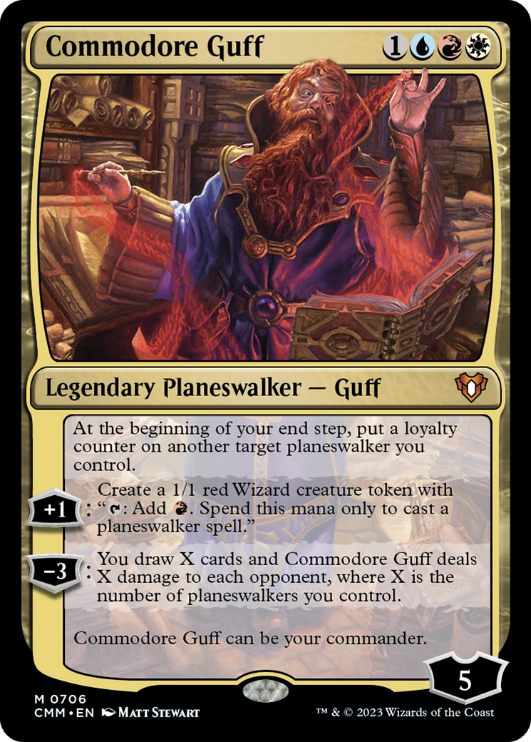 Commodore Guff (CMM-706) - Commandant Masters Foil