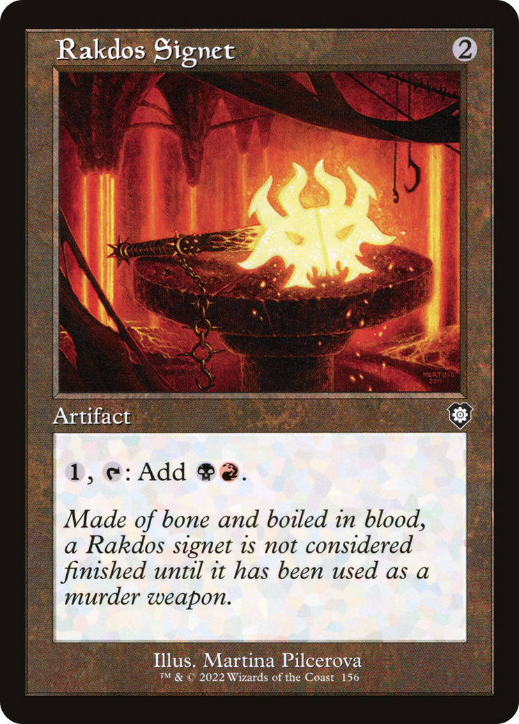 Rakdos Signet (Retro Frame) (BRC-156) - The Brothers' War Commander